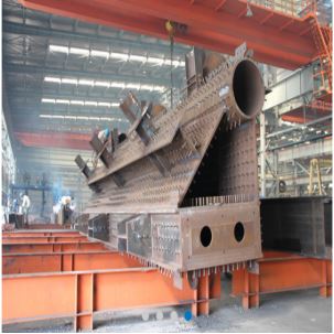 Heavy steel box beam